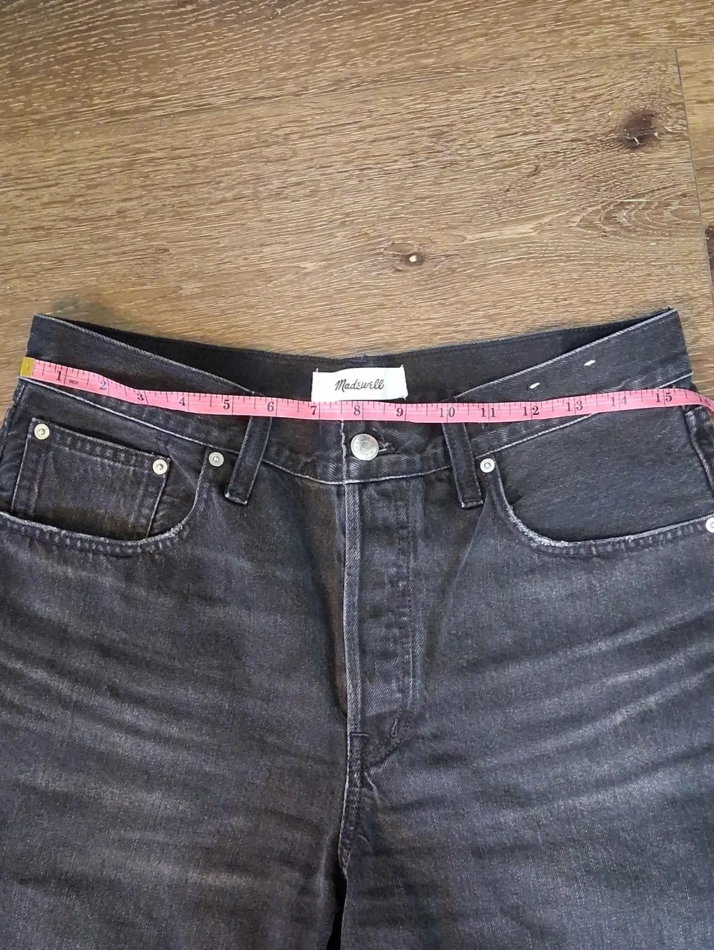 Madewell The Essex Long Baggy Denim Shorts Size 28 NWT
